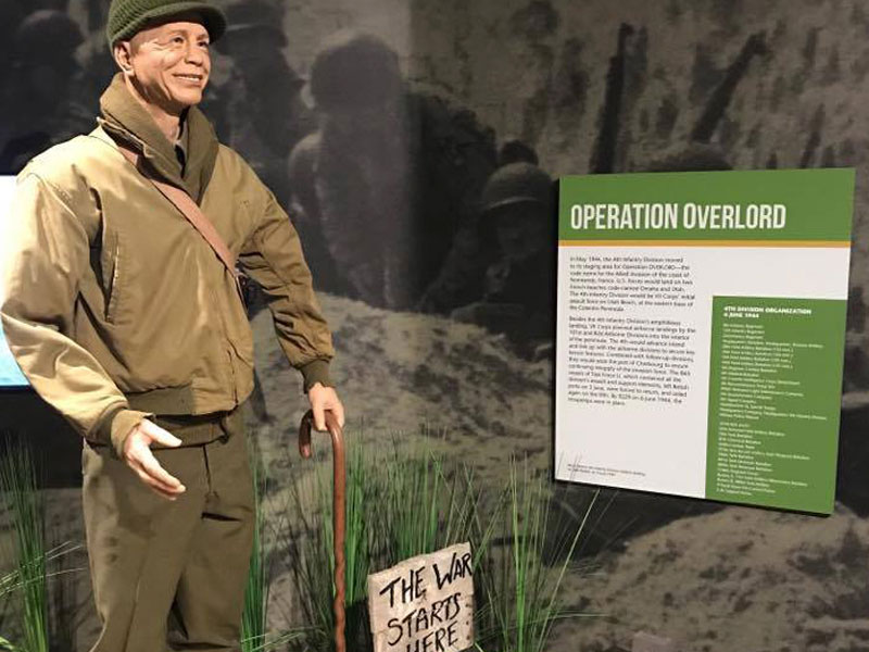 Operation Overlord museum exhibit.